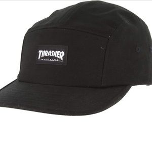 Thrasher Black 5 Panel Hat worn once